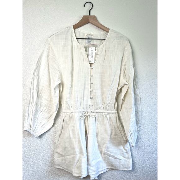 Revolve L*Space - Gianna Romper - Cream - Size Small - NWT - Picture 2 of 4